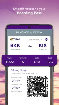 Thai Airways android App screenshot 2