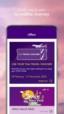 Thai Airways android App screenshot 4